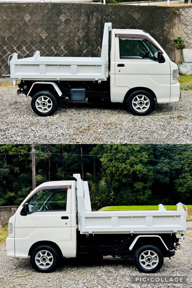 PTOダンプ☆4WD☆ハイゼットトラック ☆ダイハツ☆マニュアル5速☆車検R7年2月☆エアコン パワステ付き！3方開！｜代購幫